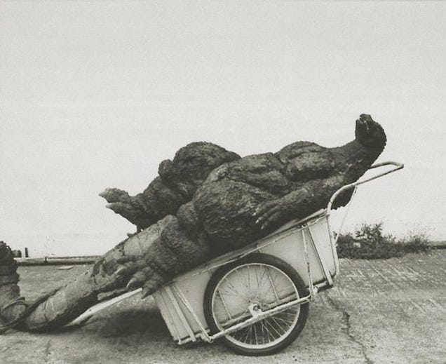 Behind-the-scenes Godzilla photos were charming, absolutely ridiculous