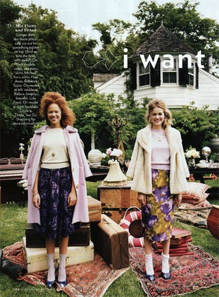 September Glamour Actually Makes Fashion Fun — And Freckled