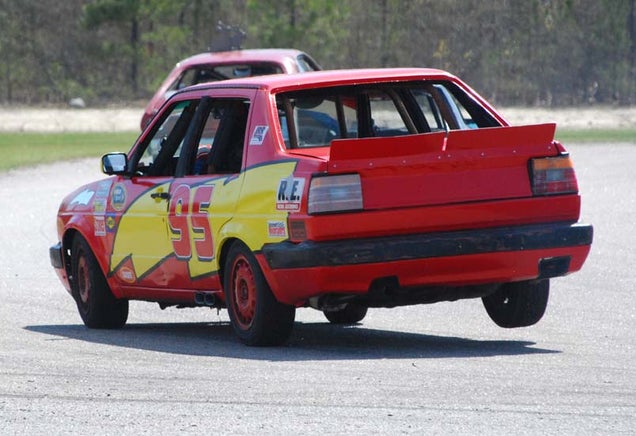 24 Hours Of LeMons South Day One: Saab Leads, Fiero In Top Ten