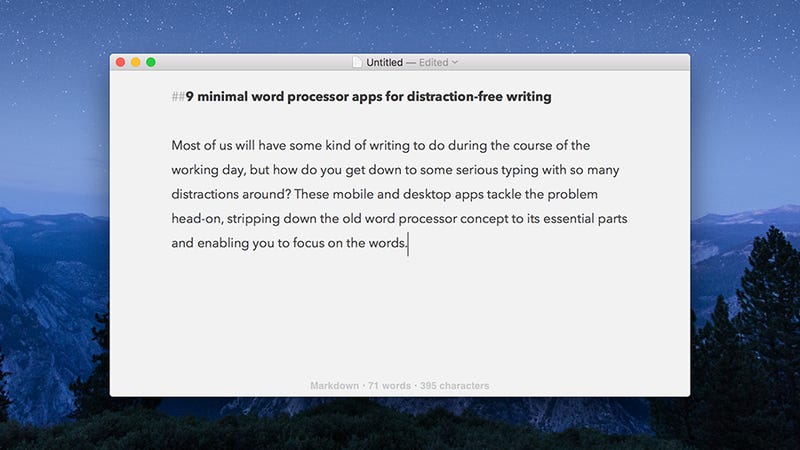 calmly writer for browser