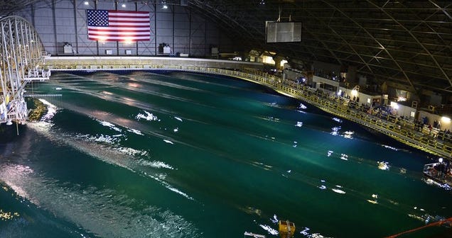 The Navy Built Its Own Indoor Ocean to Test Ships