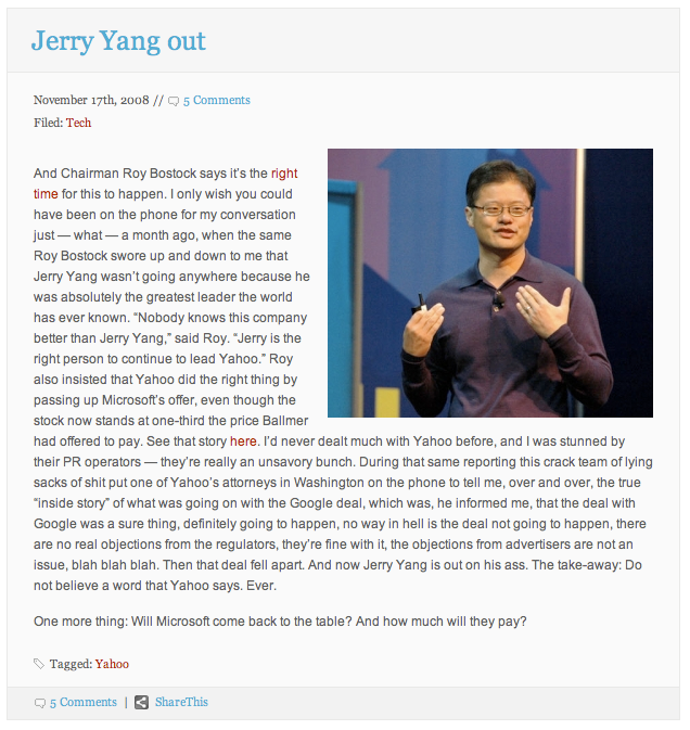 Newsweek reporter: Yahoo PR "lying sacks of s—-"