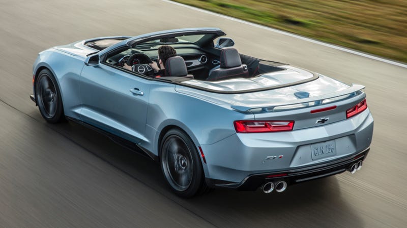 The 2017 Chevrolet Camaro ZL1 Convertible Is Your 640-Horse Sky Chariot