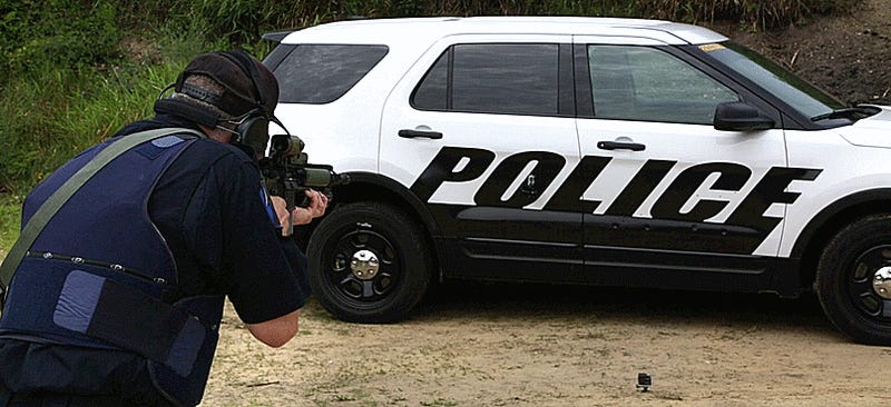 See How This New Bulletproof Police Car Stands Up To Armor-Piercing Rounds