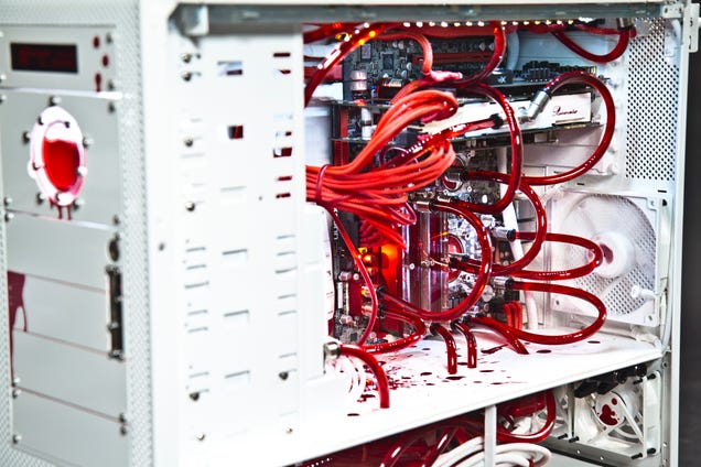 Oh God, This PC Casemod is Bleeding to Death