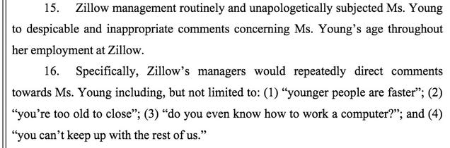 Suit: Zillow Says Women Over 40 Are "Too Old to Close," "Can't Keep Up"