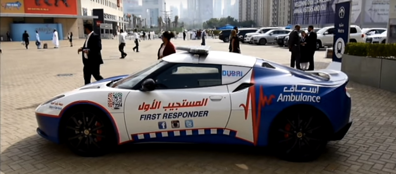 Dubai's Fire Truck Is A 200 MPH Corvette And Their Ambulances Are Nuts Too