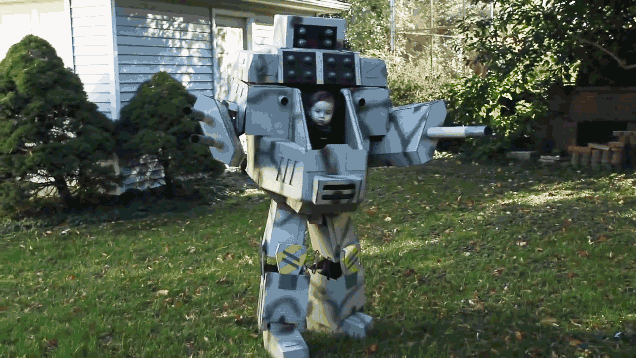 MechWarrior Baby Will Destroy Your Home, Eat Your Candy