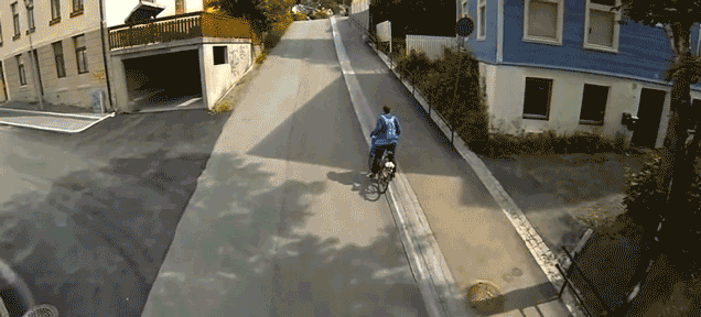 This Super Clever Lift Assists Cyclists Up Steep City Hills