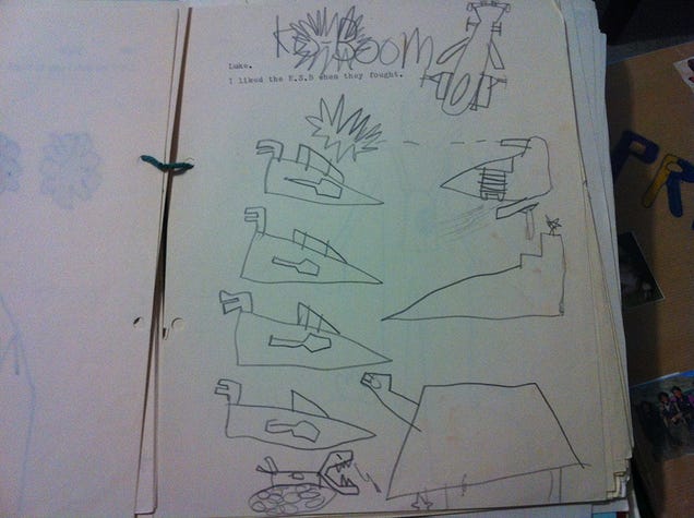 A Child's Sketchbook From the 1980s, Preserved For the 21st Century