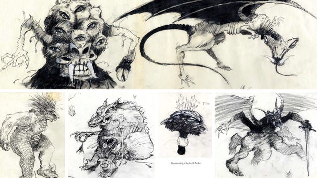 Absolutely Stunning Concept Art from Ralph Bakshi's Animated Lord of the Rings