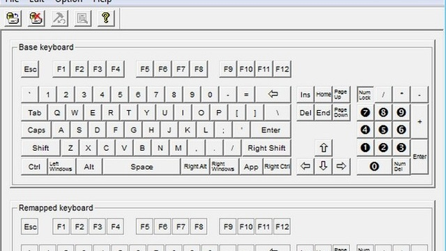 manually remap keyboard