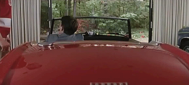 ferris bueller ferrari gif