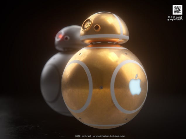 If Apple Made BB-8 Droids, They'd Be Adorable