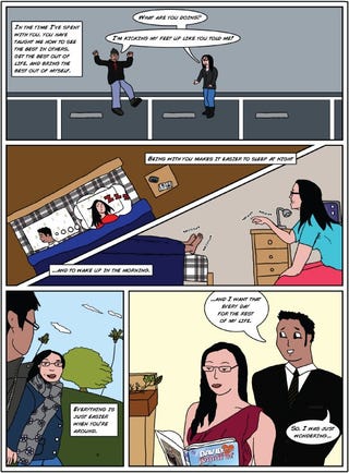 Read a comic fan's adorable comic book marriage proposal to his girlfriend