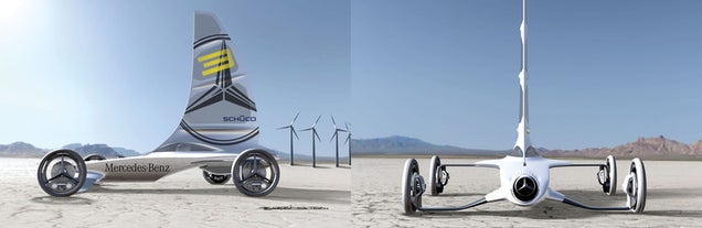 Mercedes Formula Zero Envisions Eco-Friendly Green Racing in 2025