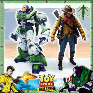 Grittier Toy Story action figures show how terrifying Buzz and Woody could be
