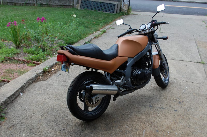 Wrapped the bike in Matte Copper Vinyl