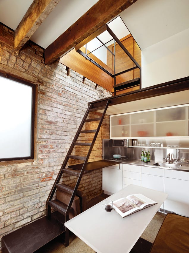 There's an Entire House Crammed Into This Tiny 98-Year-Old Boiler Room