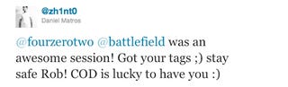 Peace for Our Time. Battlefield, Call of Duty Makers Play Battlefield 3 Together