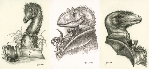 For Dino Geeks, the Twitter #SciArt Storm Was Undeniably Awesome