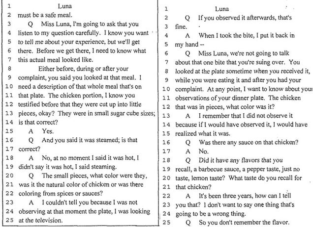 What Happens When You Sue an Airline For Putting a Lizard in Your Food?