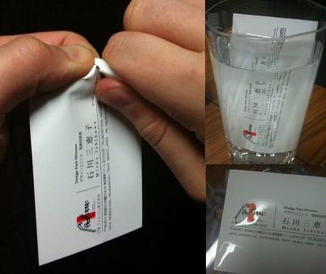 In Japan, Business Cards Matter. And This Business Card Is One Tough Bastard.