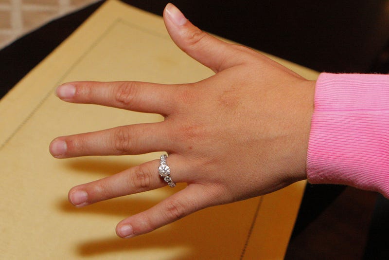 engagement ring wedding ring rules