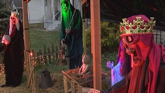 Zombie Nativity Scene Gets Censored in Cincinnati