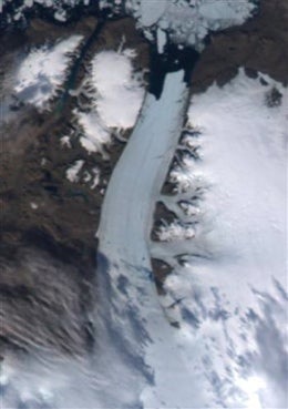 The Sound of Greenland's Glaciers Shattering