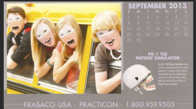 This Dental Practice Training Calendar Is the Creepiest Fucking Thing