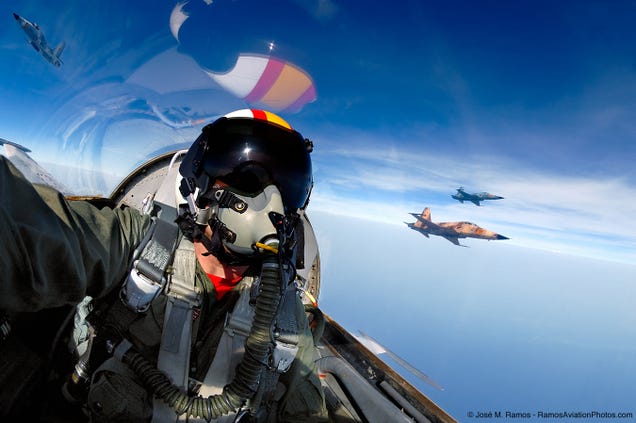 Las espectaculares fotos captadas desde el asiento de un F-5 Tiger Gqsfkzgpy3jgthg1uvrf