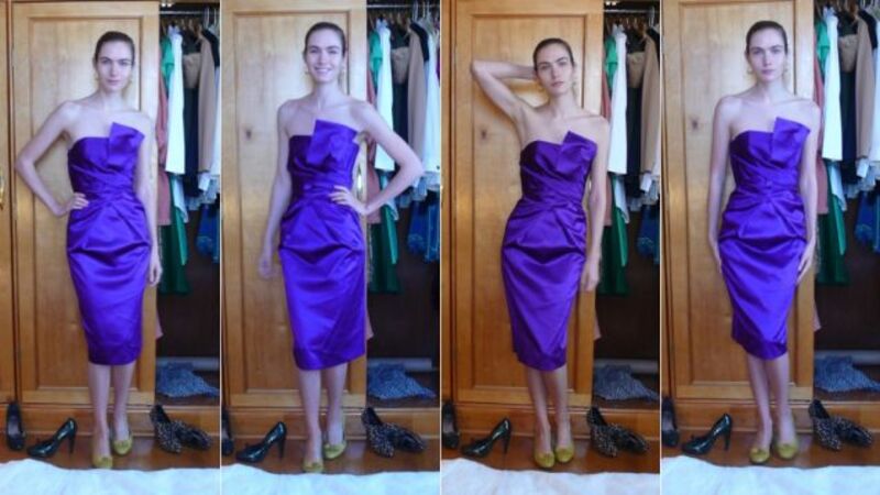 How to Keep Any Strapless Dress From Falling Down