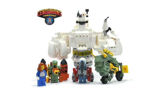 Classic 80s Cartoon Centurions As LEGO Minifigs