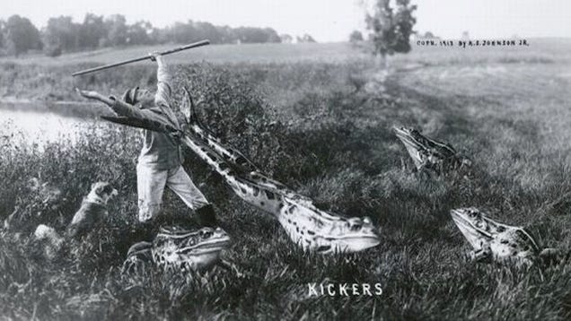 Freakish, Century-Old "Tall Tale Postcards" Were the 'Shops of Their Day