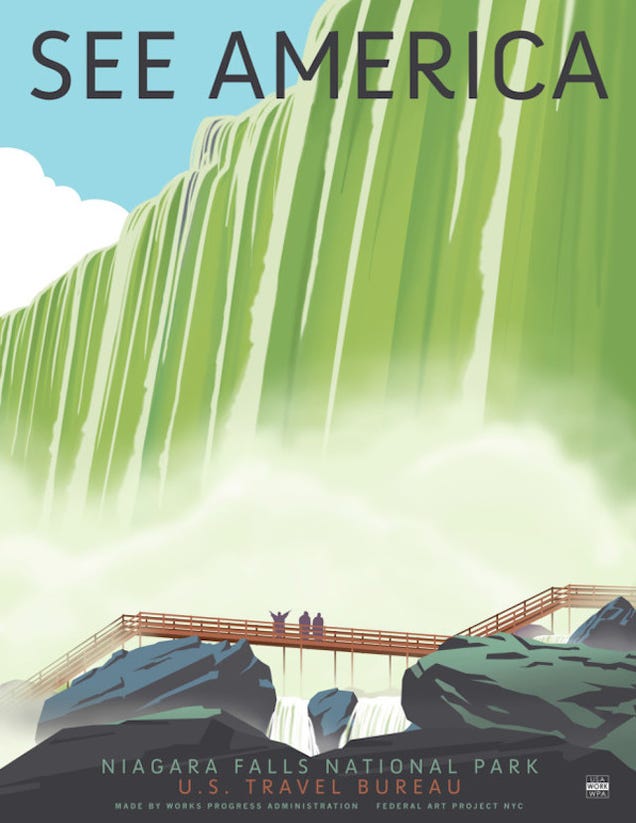 These Vintage-Style National Park Posters Will Make You Wish You Could