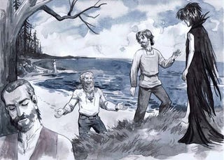 Concept art from the Sandman movie that never was