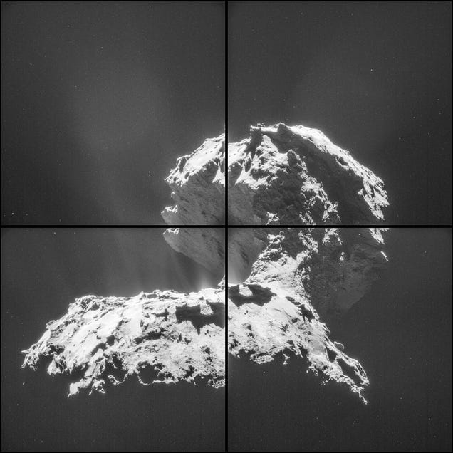 El cometa 67P, detallado en nuevas fotografías en alta resolución