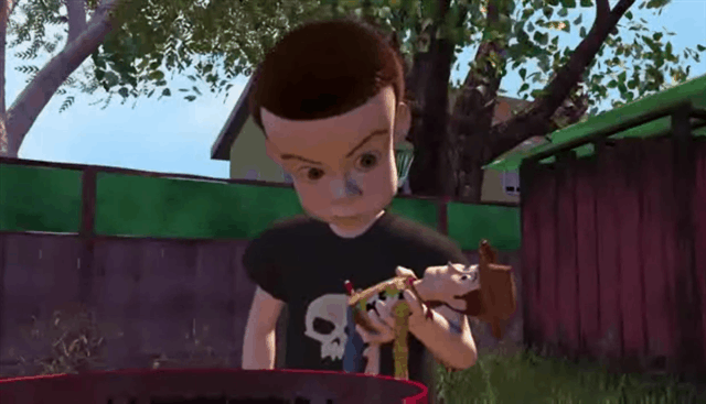 evil character toy story