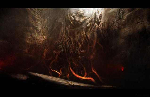Wrath of the Titans concept art is mythic nightmare fuel