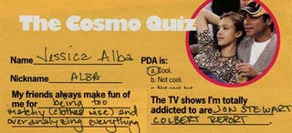 'Cosmo' Cover Girl Jessica Alba: Emotionally Unavailable, Intuitive, Creatively Unfulfilled