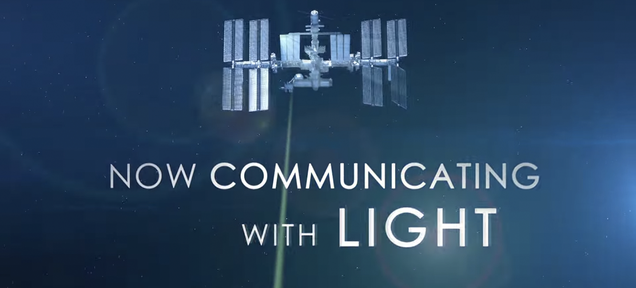 NASA's Using Space Laser to Download Video From Orbit at Gigabit Speeds