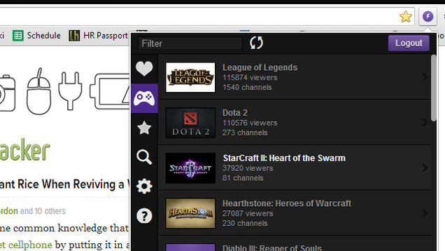 Twitch Now Manages Your Gaming Streams, Notifies You of New Activity