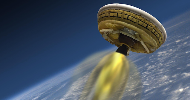 Watch NASA Test Its Rocket-Powered "Flying Saucer" Live On io9!