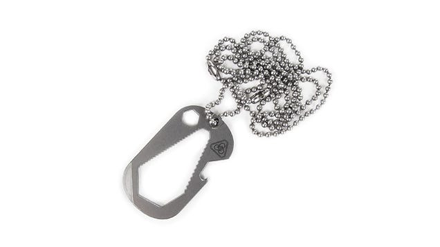 This Dangerous-Looking Dog Tag Is Actually a Handy Multi-Tool