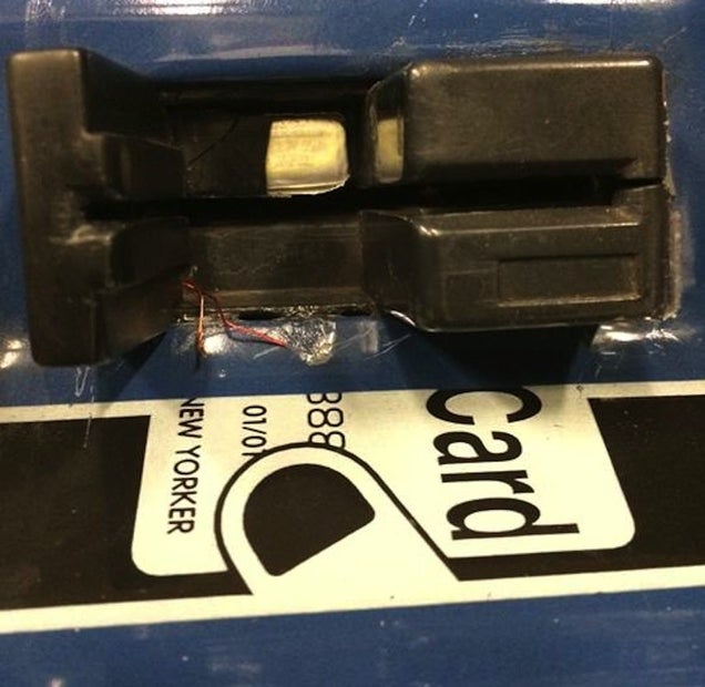 Credit Card-Reading Spy Camera Found in the NYC Subway