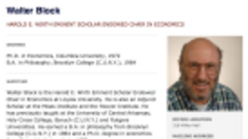 Prof Who Wrote "Slavery Wasn't So Bad" Still Gainfully Employed