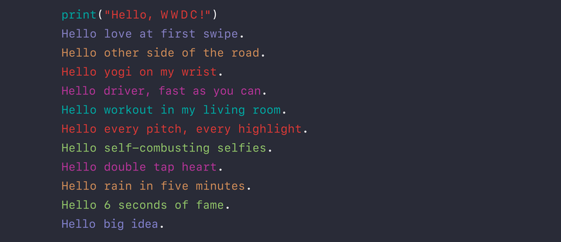 Yep, Apple