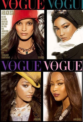 The "All Black" Issue Of Italian Vogue: Both A Success And A Failure