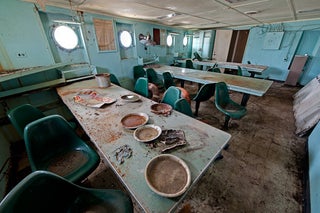 A fleet of Navy ghost ships, right out of the Bermuda Triangle
